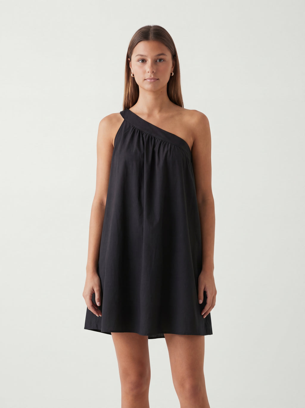 Elara One-Shoulder Mini Dress
