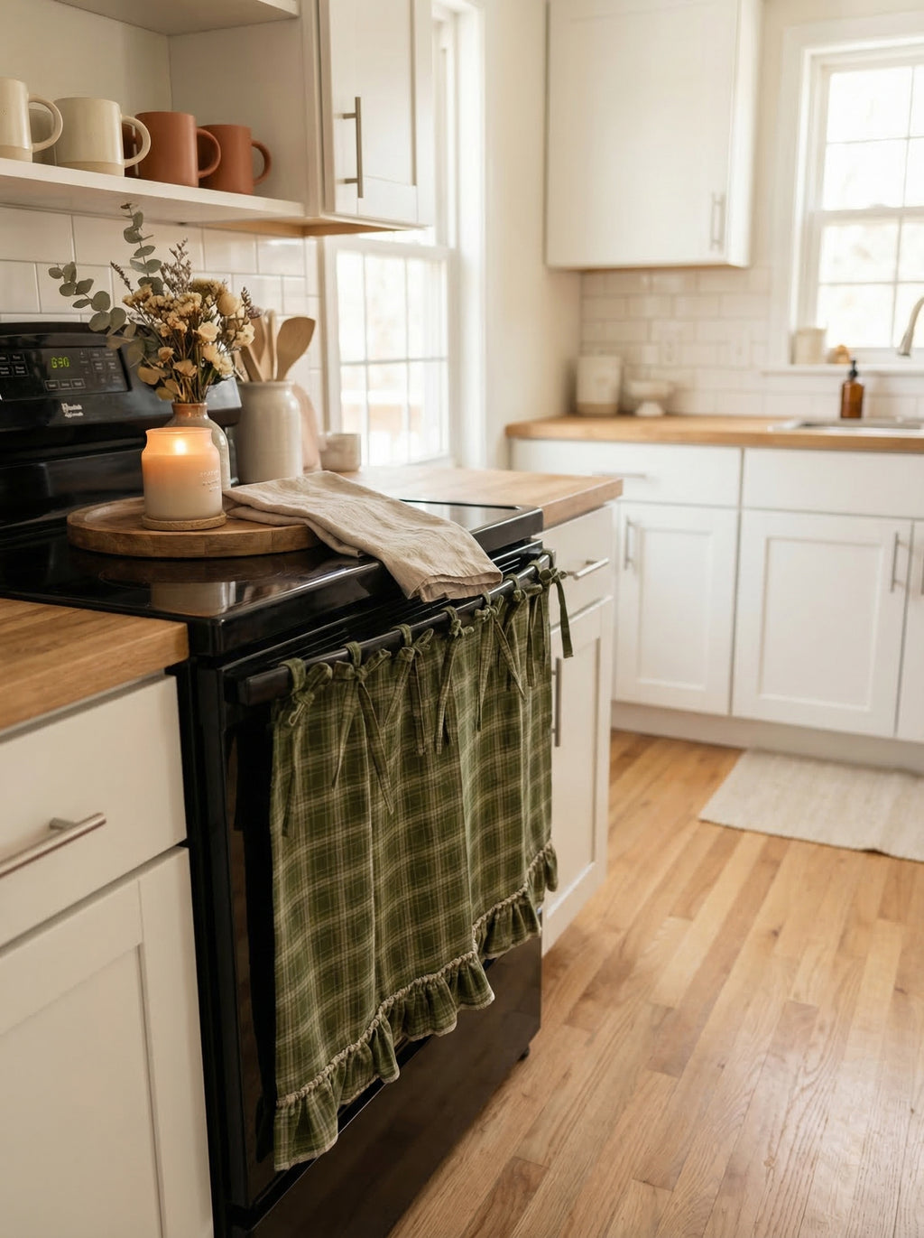 Spring Meadow Oven Curtain