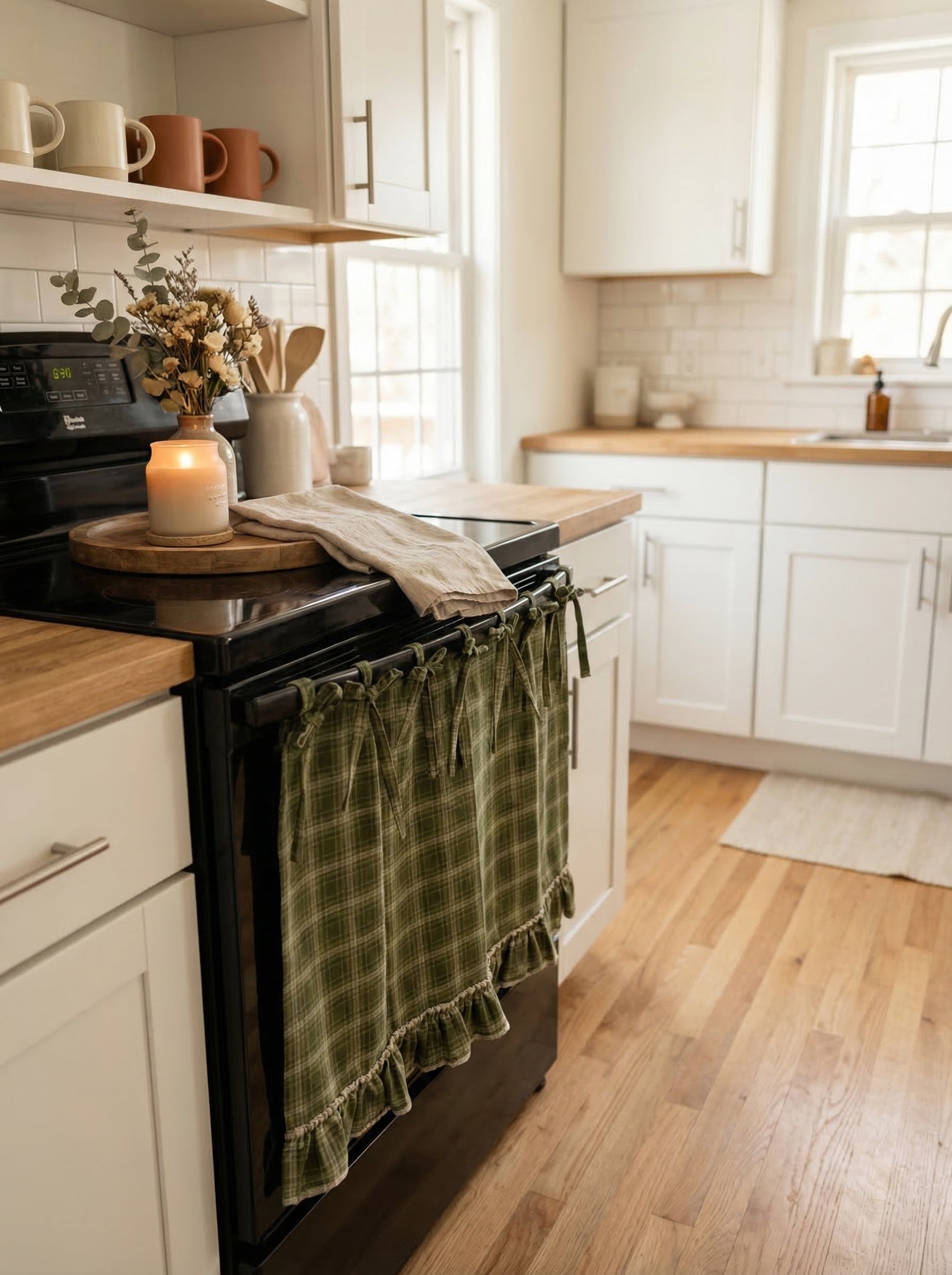Spring Meadow Oven Curtain
