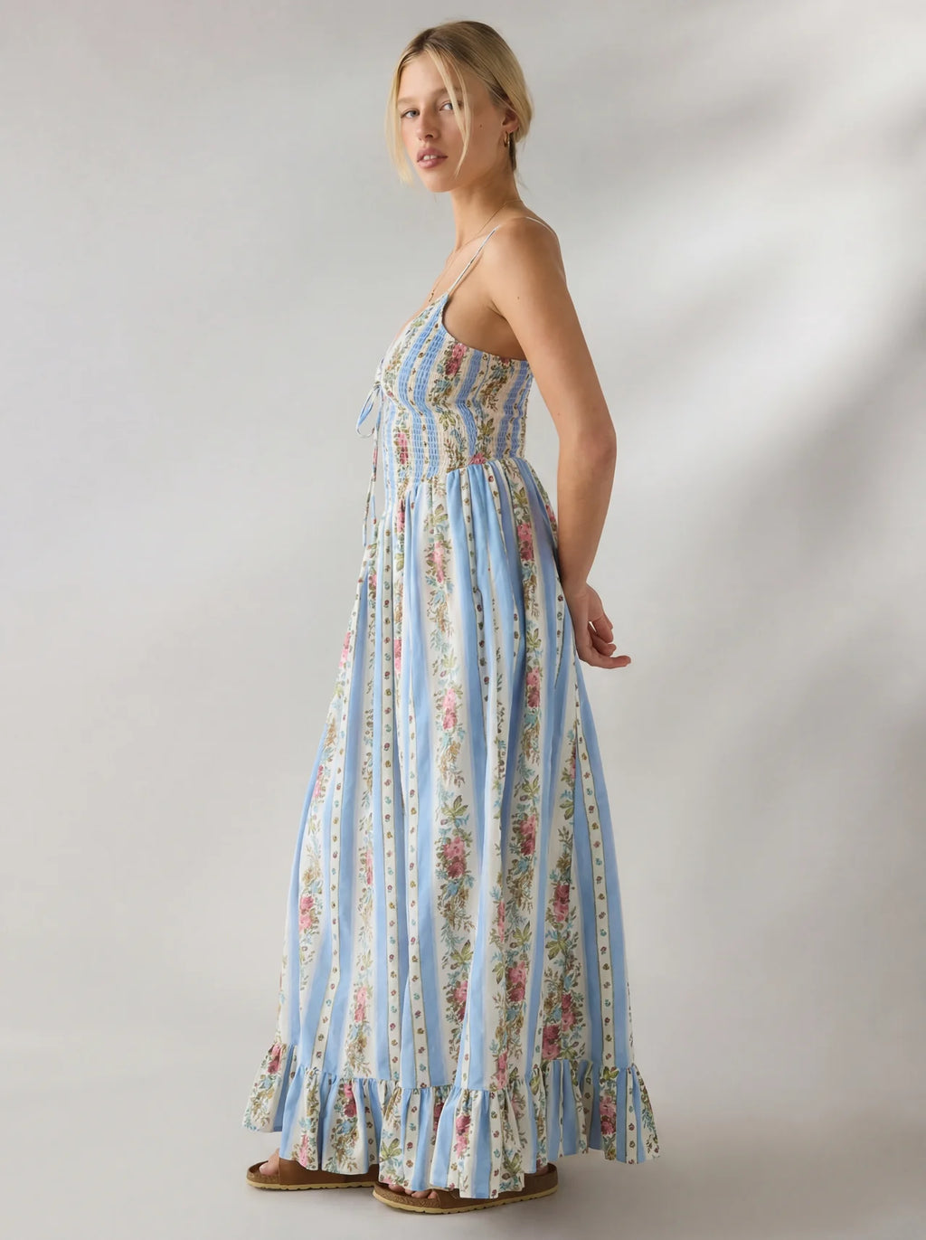 Spring Cotton Maxi Dress