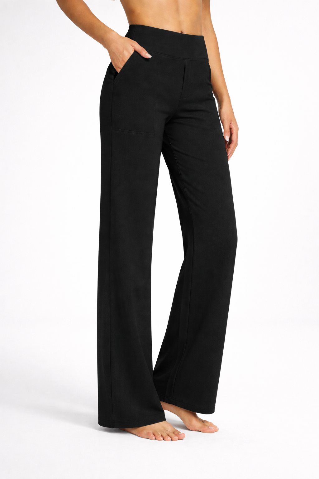 Wide-Leg Business Casual Pants