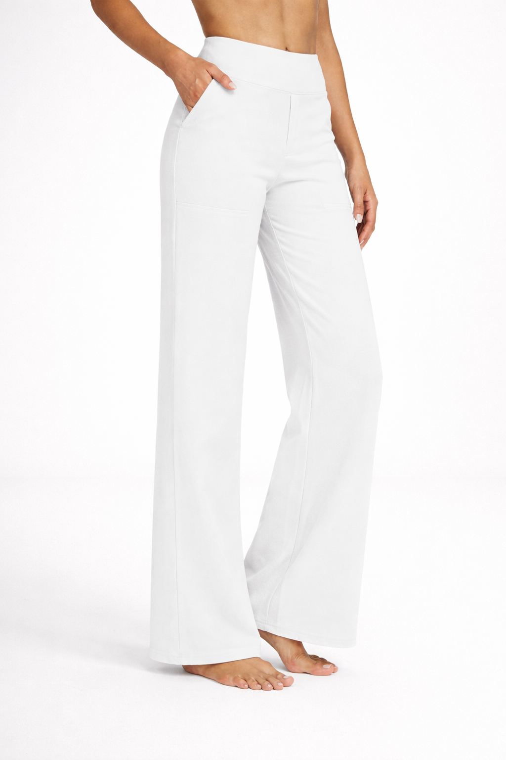 Wide-Leg Business Casual Pants