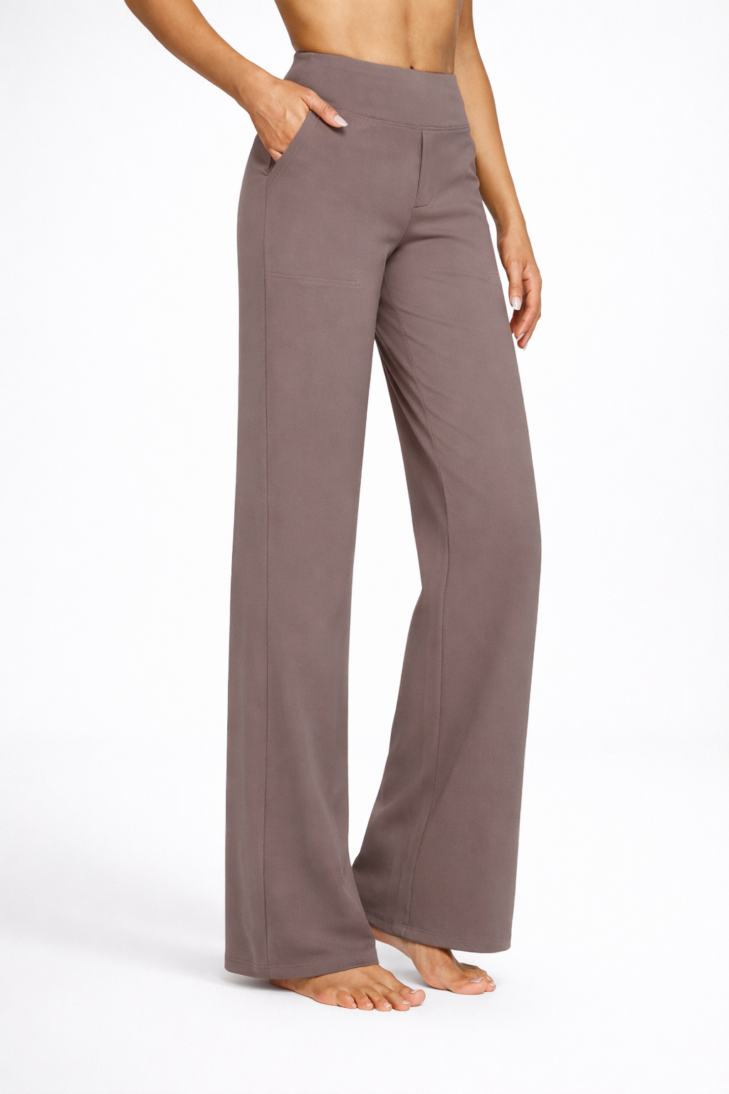 Wide-Leg Business Casual Pants