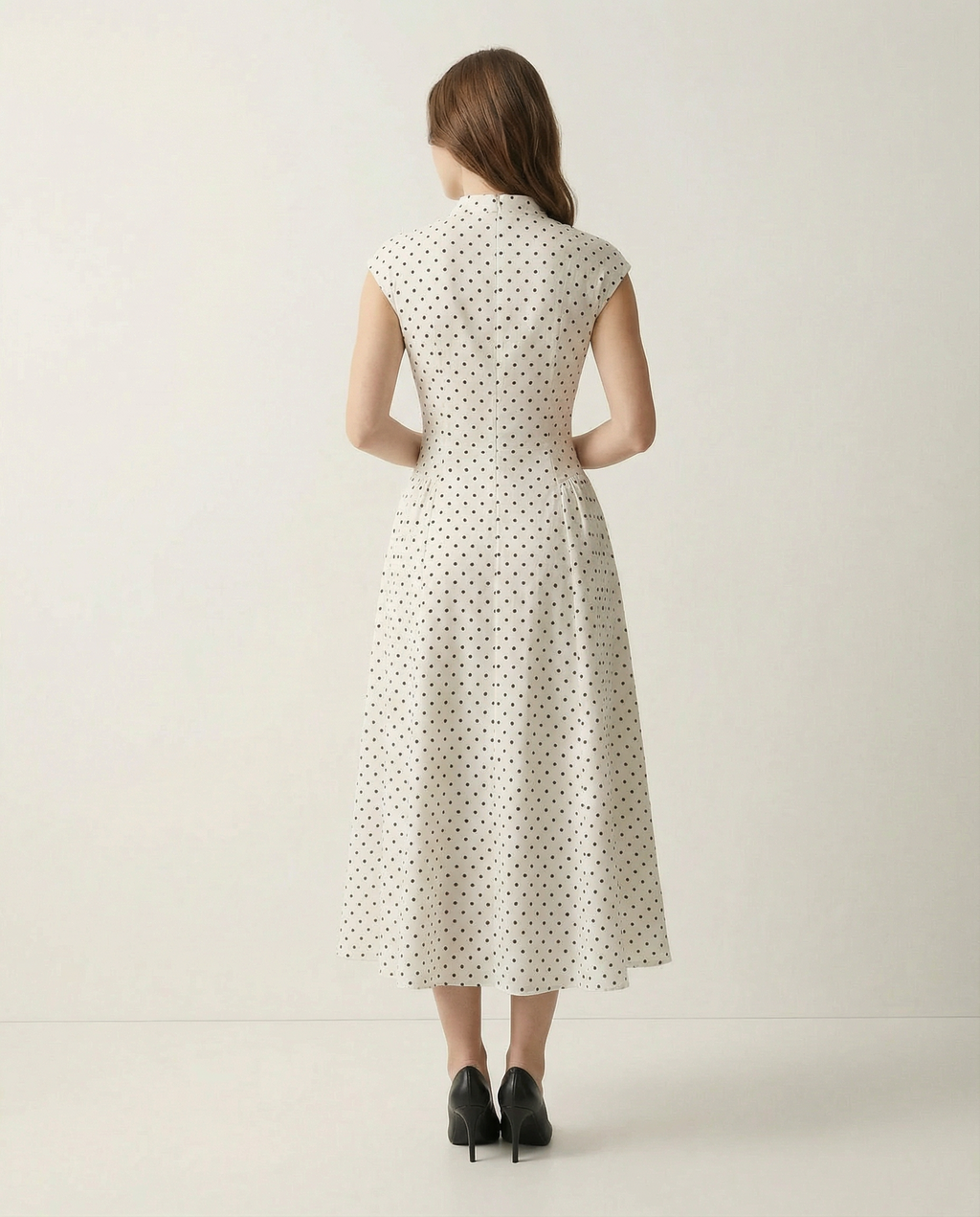 Polka Dot Midi Dress