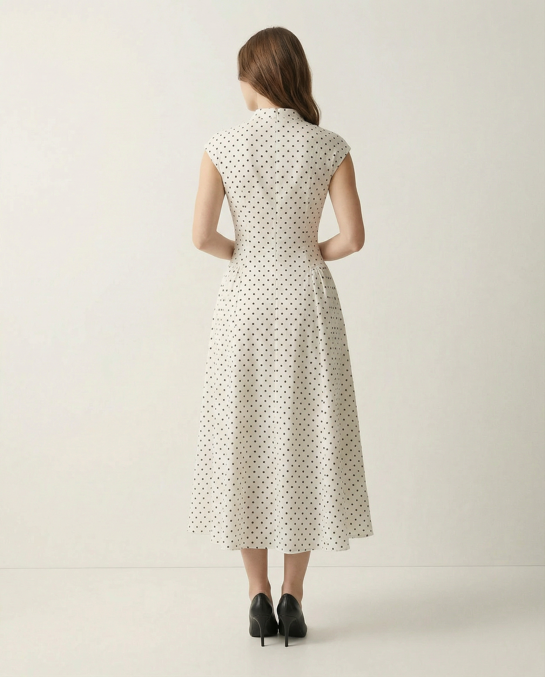 Polka Dot Midi Dress